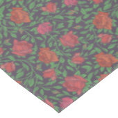 Viktorianisch Gothic Perfect Red & Fuchsia Rose Tischdecke (Schrägansicht)