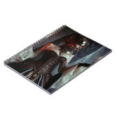 Viktorianisch Gothic Steampunk Elegant Lady Notizblock (Linke Seite)