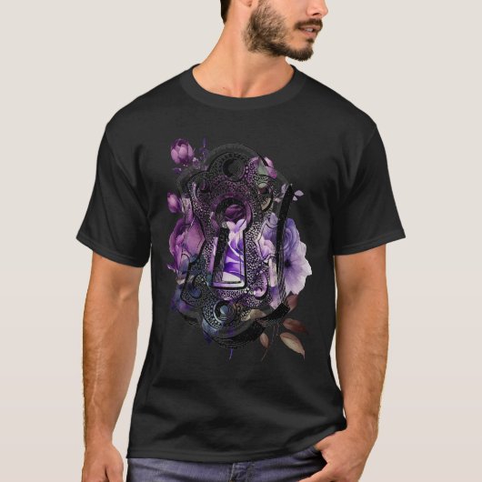 Viktorianisch Gothic Steampunk inspiriert T-Shirt (Vorderseite)