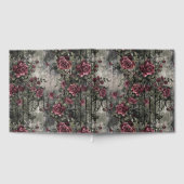 Viktorianisch Gotische Gartenmuster Rose Muster Gästebuch (Voll)