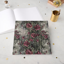 Viktorianisch Gotische Gartenmuster Rose Muster Gästebuch