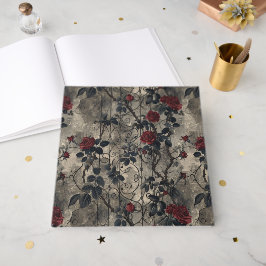 Viktorianisch Gotische Gartenmuster Rose Muster Gästebuch