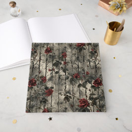 Viktorianisch Gotische Gartenmuster Rose Muster Gästebuch