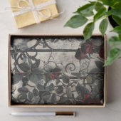 Viktorianisch Gotische Gartenmuster Rose Muster Seidenpapier (Geschenk)