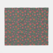 Viktorianisch-gotische perfekte rote und fuchsia R Fleecedecke (Vorderseite (Horizontal))