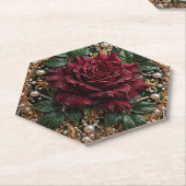 Viktorianisch-gotisches Floral Untersetzer (angewinkelt)