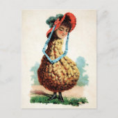 Viktorianisch Gourd Girl Postcard Postkarte (Vorderseite)