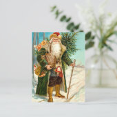 Viktorianisch Green Velvet Weihnachten Weihnachtsm (Stehend Vorderseite)