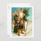 Viktorianisch Green Velvet Weihnachten Weihnachtsm (Vorne/Hinten)