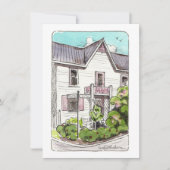 Viktorianisch House Chautuaqua Institute - Flachka Karte (Vorderseite)