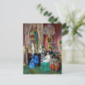 Viktorianisch House Party Women Men Music Postkarte (Stehend Vorderseite)