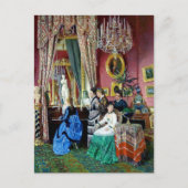 Viktorianisch House Party Women Men Music Postkarte (Vorderseite)