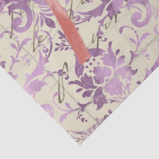 Viktorianisch Hydrangea Ephemera Decoupage Seidenpapier (Ausschnitt)