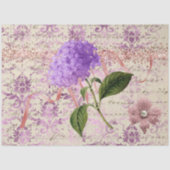 Viktorianisch Hydrangea Ephemera Decoupage Seidenpapier (Vorderseite)