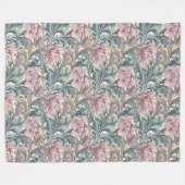 Viktorianisch Inspiriert Blanket Morris Zeitloses  Fleecedecke (Vorderseite (Horizontal))