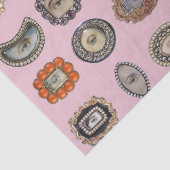 Viktorianisch Inspiriert Lover's Eyes, Originalkun Seidenpapier (Detail)