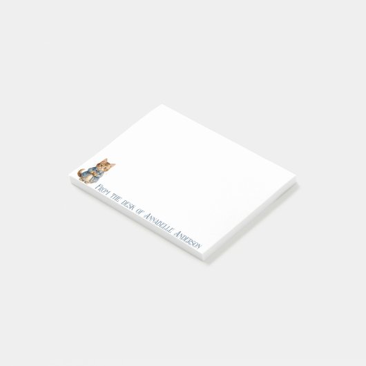 Viktorianisch Kitesurfen personalisieren Post-it Klebezettel (angewinkelt)