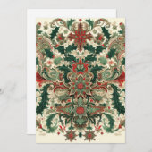 Viktorianisch/klassisch/Vintage Weihnachten (Vorne/Hinten)