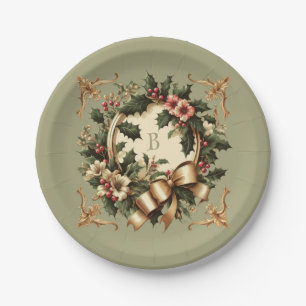 Viktorianisch/klassisch/Vintage Weihnachten Pappteller