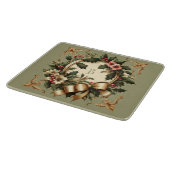 Viktorianisch/klassisch/Vintage Weihnachten Schneidebrett (Ecke)