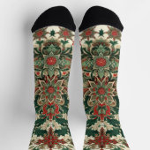 Viktorianisch/klassisch/Vintage Weihnachten Socken (Oben)