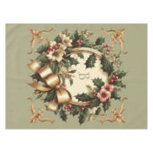 Viktorianisch/klassisch/Vintage Weihnachten Tischdecke (Vorderseite (Horizontal))
