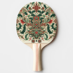 Viktorianisch/klassisch/Vintage Weihnachten Tischtennis Schläger