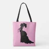VIKTORIANISCH LADY PINK TASCHE (Rückseite)