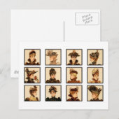 Viktorianisch Ladys Fashion Postkarte (Vorne/Hinten)