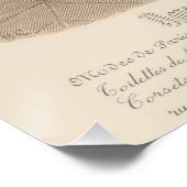 Viktorianisch Ladys Paris Fashion Vintage Ad Poster (Ecke)