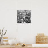 Viktorianisch London - London Bridge 1872 Poster (Küche)