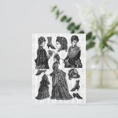 Viktorianisch Luncheon Einladung (Stehend Vorderseite)