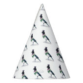 Viktorianisch Magpie Bird Partyhütchen (Links)