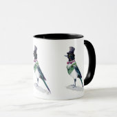 Viktorianisch Magpie Bird Tasse (VorderseiteRechts)