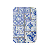 Viktorianisch Majolica: Patchwork Fliesenmuster. Badematte (Vorderseite Vertikal)