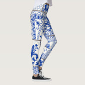 Viktorianisch Majolica: Patchwork Fliesenmuster. Leggings (Rechts)