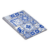 Viktorianisch Majolica: Patchwork Fliesenmuster. Notizblock (Rechte Seite)
