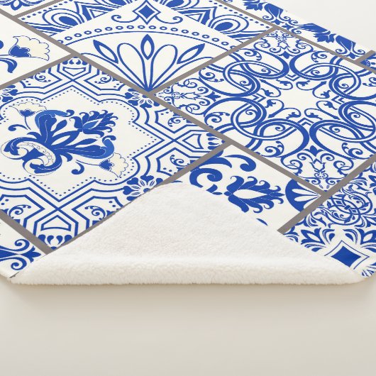 Viktorianisch Majolica: Patchwork Fliesenmuster. Sherpadecke (3/4)