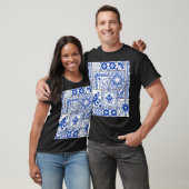 Viktorianisch Majolica: Patchwork Fliesenmuster. T-Shirt (Unisex)