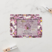 Viktorianisch Mauve Floral Empfang