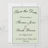 Viktorianisch Meadow Save The Date (Vorderseite)