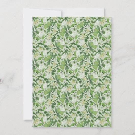 Viktorianisch Meadow Save The Date (Rückseite)