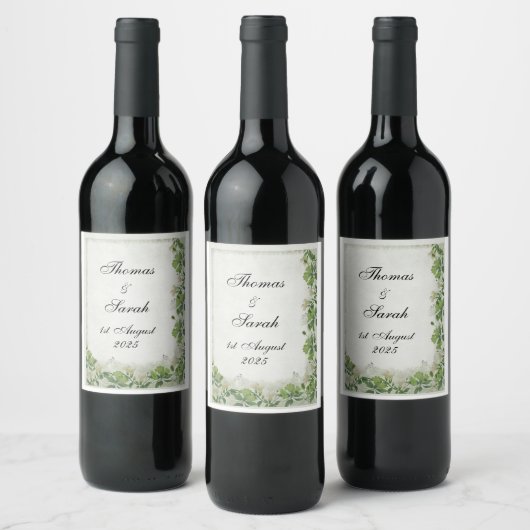 Viktorianisch Meadow Weinetikett (Flaschen)