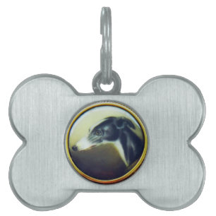 VIKTORIANISCH MINIATURE DOG PORTRAITS Irish Greyho Tiermarke