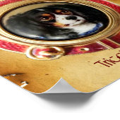 VIKTORIANISCH MINIATURE HUNDERPORTRAITS Tricolor S Poster (Ecke)