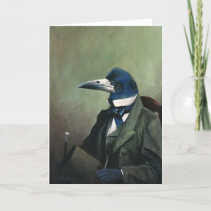Viktorianisch Mr. Rook Greetings Card Dankeskarte