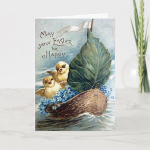 Viktorianisch Ostern Feiertagskarte