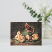 Viktorianisch Ostern Feiertagspostkarte (Stehend Vorderseite)