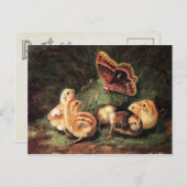 Viktorianisch Ostern Feiertagspostkarte (Vorne/Hinten)