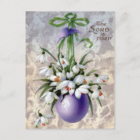 Viktorianisch Ostern Feiertagspostkarte (Vorderseite)